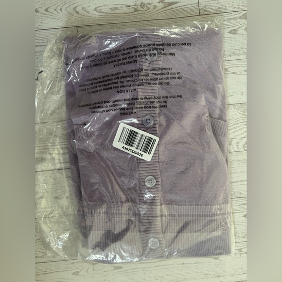 Torrid Women’s Cardigan Everyday Soft V-Neck Pocket Sweater Lavender - Picture 6 of 6